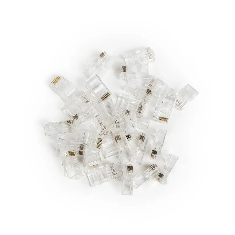 Wtyk RJ45 (8P8C) przelotowy DIGITUS kat.6 nieekranowany, AWG 26-24,