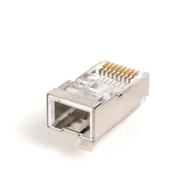Wtyk RJ45 (8P8C) przelotowy DIGITUS kat.6 ekranowany, AWG 26-24, opakowanie