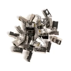 Wtyk RJ45 (8P8C) przelotowy DIGITUS kat.6 ekranowany, AWG 26-24, opakowanie