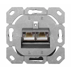 Gniazdo natynkowe DIGITUS 2x RJ45 ekranowane kat. 6