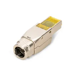 Wtyk RJ45 DIGITUS kat.6A, PoE++, 10GbE, ekranowany, metalowy,