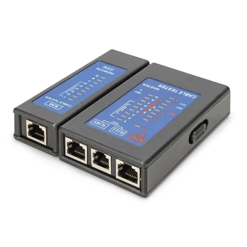 Tester DIGITUS kabli sieciowych i komunikacyjnych LED, kat.5e-kat.6A,
