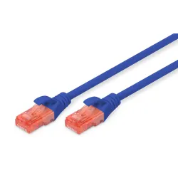 Patchcord DIGITUS UTP kat. 6 1m PVC niebieski