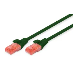 Patchcord DIGITUS UTP kat. 6 1m PVC zielony