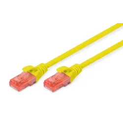 Patchcord DIGITUS UTP kat. 6 2m PVC żółty