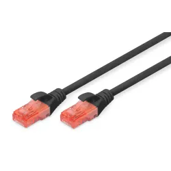 Patchcord DIGITUS UTP kat. 6 5m PVC czarny