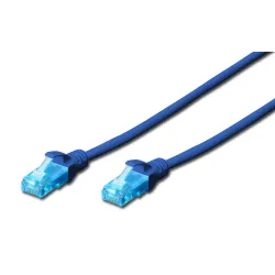 Patchcord DIGITUS UTP kat. 5e 30m PVC niebieski