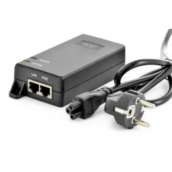 Zasilacz/Adapter PoE+ DIGITUS 802.3at max. 55V 30W Gigabit aktywny