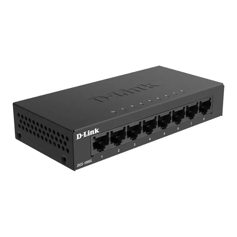 Switch niezarządzalny D-Link DGS-108GL 8x10/100/1000 Mb/s LA… | PartsPC.pl