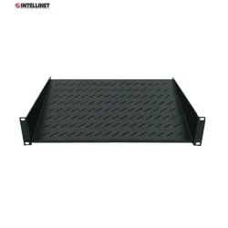 Półka do szafy 19" Intellinet 150mm 1U pełna, czarna