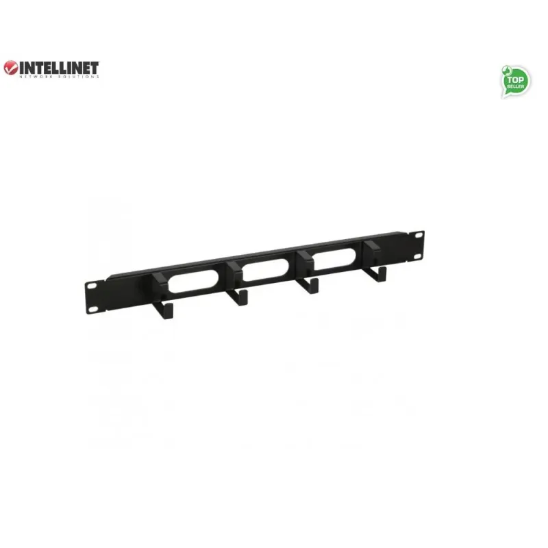 Organizer Kabli Intellient Rack 19" 1U 4x48mm, czarny