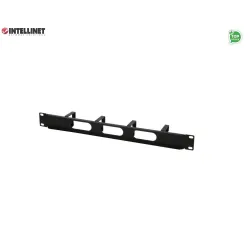 Organizer Kabli Intellient Rack 19" 1U 4x48mm, czarny