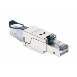 Wtyk modularny Intellinet RJ45 STP Cat.6a 10G ekaranowany, beznarzędziowy