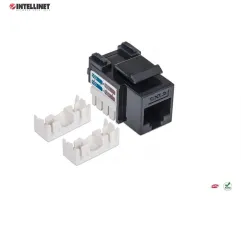 Moduł Keystone Intellinet RJ45 UTP Cat.6, czarny
