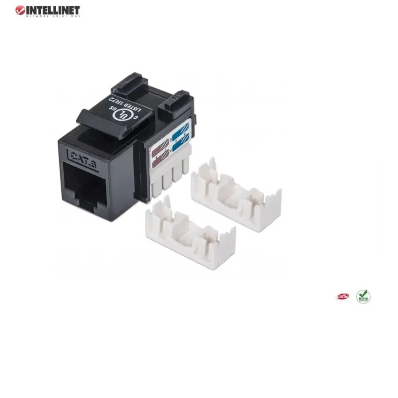 Moduł Keystone Intellinet RJ45 UTP Cat.6, czarny