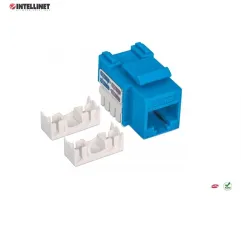 Moduł Keystone Intellinet RJ45 UTP Cat.6, niebieski