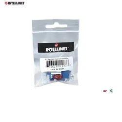 Moduł Keystone Intellinet RJ45 UTP Cat.6, niebieski