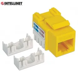 Moduł Keystone Intellinet RJ45 UTP Cat.6, żółty