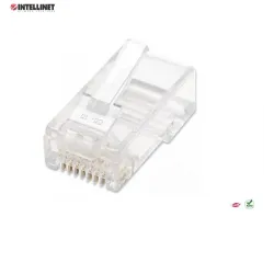 Wtyk Intellinet RJ45 8P/8C UTP Cat.6/linka 100szt.