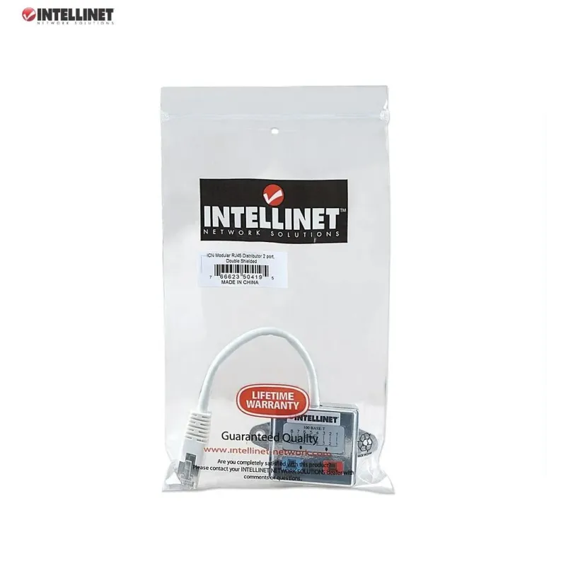 Rozdzielacz Intellinet RJ45x2 ekaranowany | PartsPC.pl