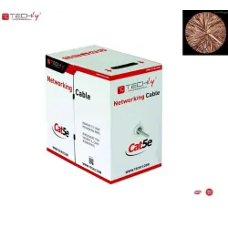 Kabel instalacyjny 100% miedź Intellinet skrętka Cat5e UTP drut, 305m biały