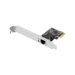 Karta sieciowa Lanberg 1Gb PCI-E 1x RJ45 RTL8111C + śledź low profile
