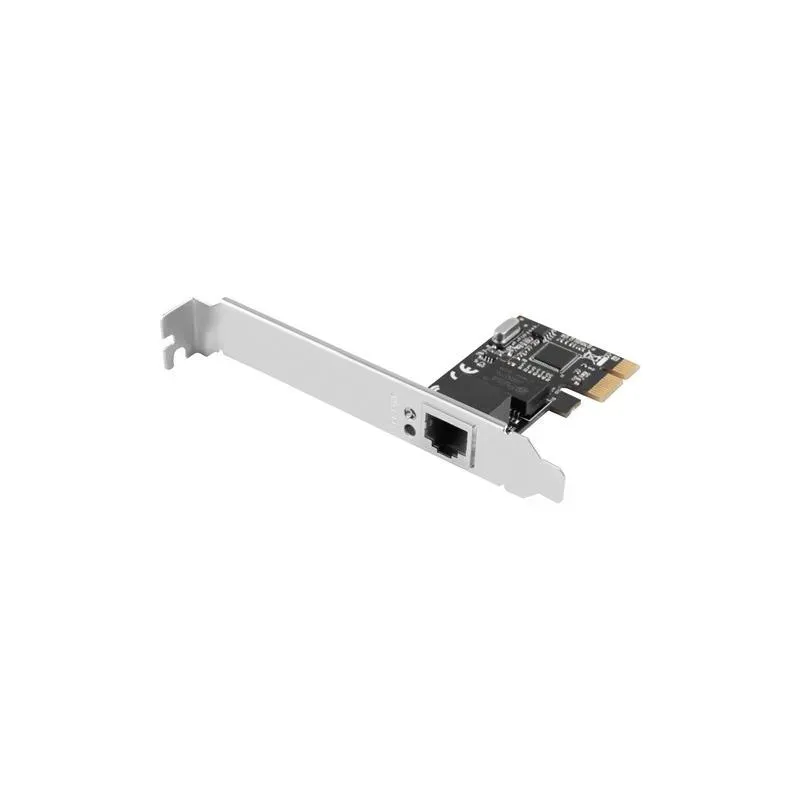 Karta sieciowa Lanberg 1Gb PCI-E 1x RJ45 RTL8111C + śledź low profile