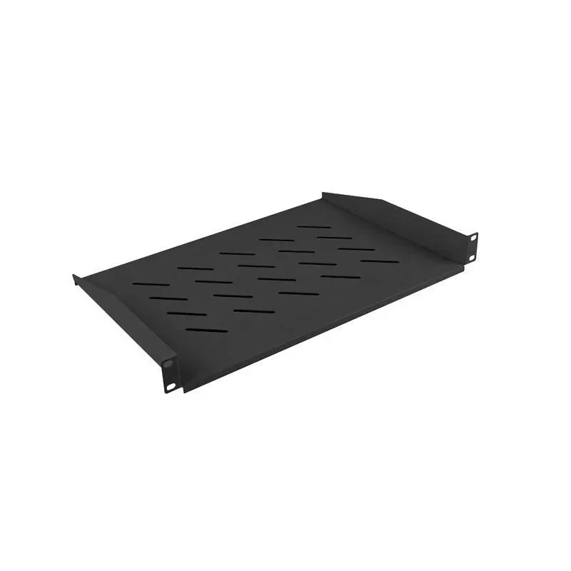 Półka do szaf 19" 450/600/800/1000mm czarna Lanberg (1U/483x315mm udźwig do