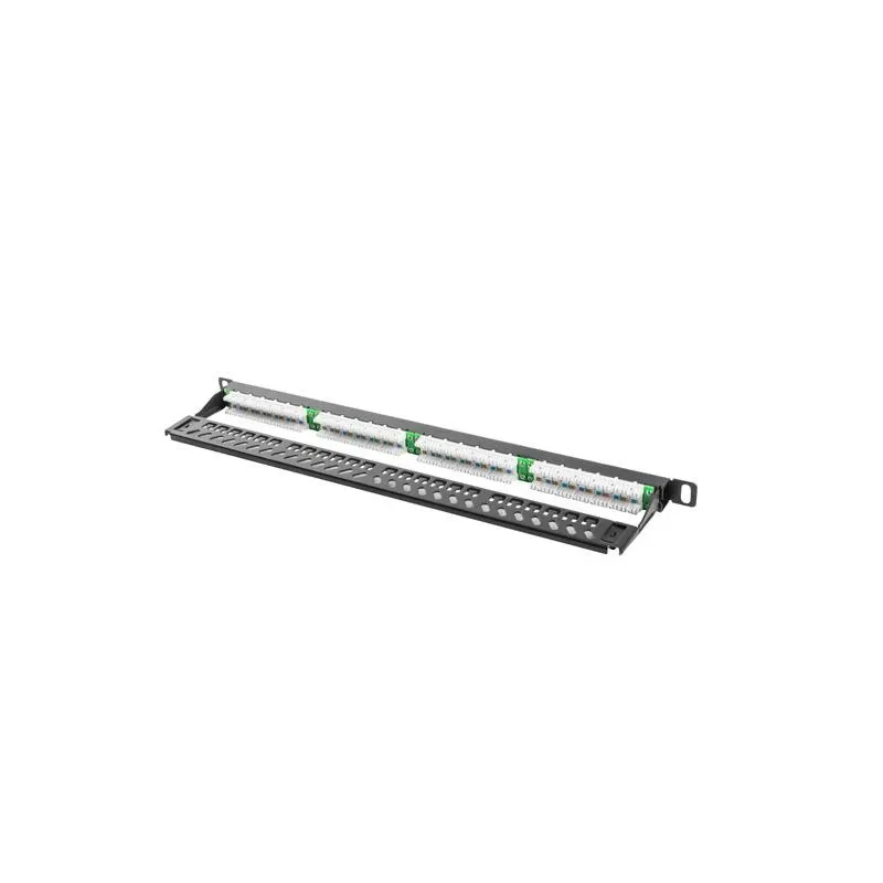 Patch panel Lanberg PPU5-0024-B 24 port 0.5U kat.5e czarny