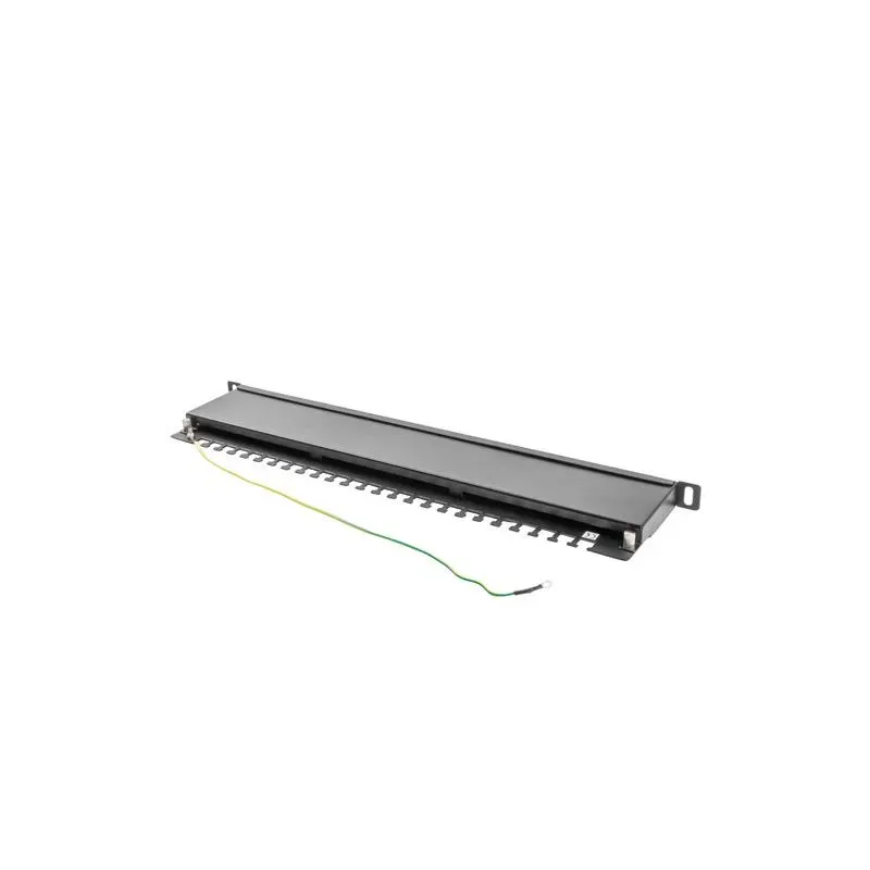 Patch panel Lanberg PPS5-0024-B 24 port 0.5U kat.5e ekranowany czarny