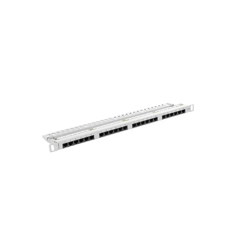 Patch panel Lanberg PPU6-0024-S 24 port 0.5U kat.6 szary