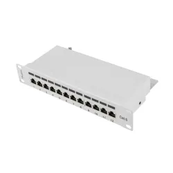 Patch panel Lanberg PPF6-9012-S 12 port 1U 10" kat.6... | PartsPC.pl