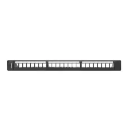 Patch panel pusty Lanberg PPKS-1124-B 24 port 1U 19" z organizerem do