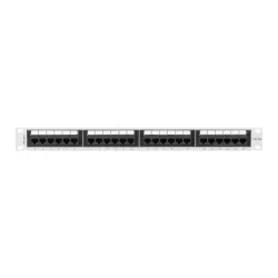 Patch panel Lanberg 24 port 1U kat.6A szary