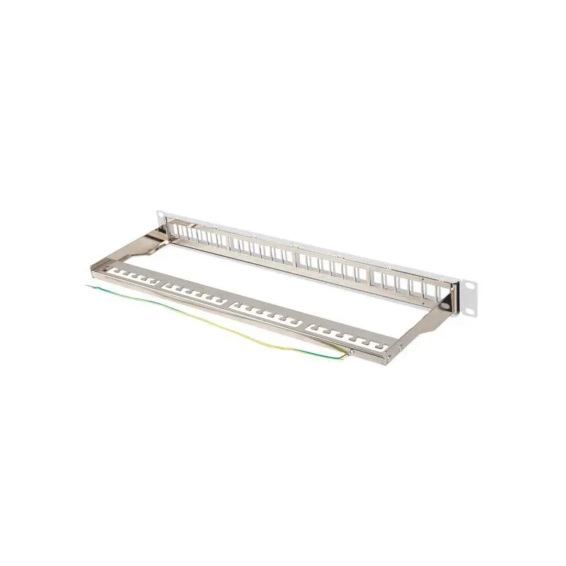 Patch panel pusty Lanberg PPKS-0924-S 24 port 1U 19" do modułów keystone