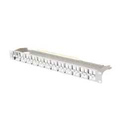 Patch panel pusty Lanberg PPKS-1248-S 24 port 1U 19" do modułów keystone