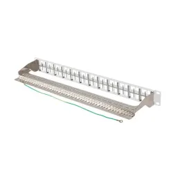 Patch panel pusty Lanberg PPKS-1248-S 24 port 1U 19" do modułów keystone