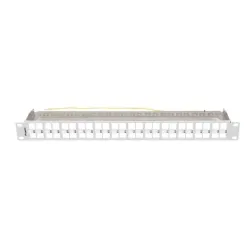 Patch panel pusty Lanberg PPKS-1248-S 24 port 1U 19" do modułów keystone
