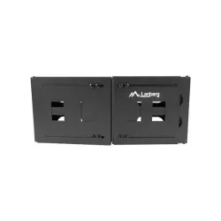 Uchwyt ścienny rack Lanberg 19" 4U 497x400/240 czarna