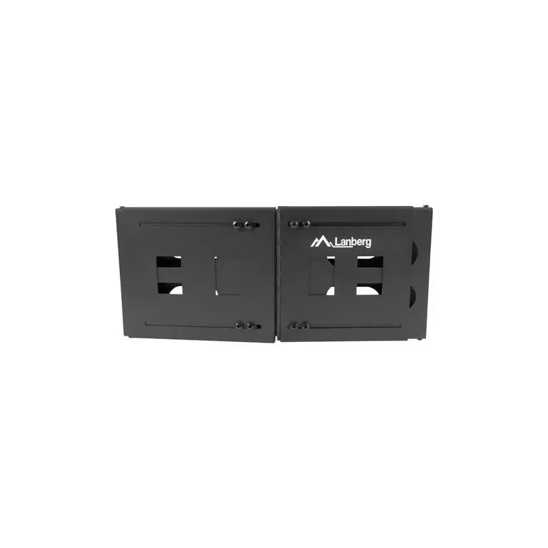 Uchwyt ścienny rack Lanberg 19" 4U 497x400/240 czarna