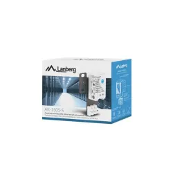 Termostat zamykający Lanberg 10A do szaf z uchem montażowym Rack i kostką