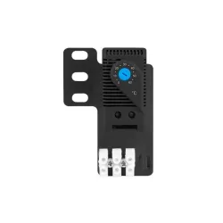 Termostat zamykający Lanberg 10A do szaf z uchem montażowym Rack i kostką