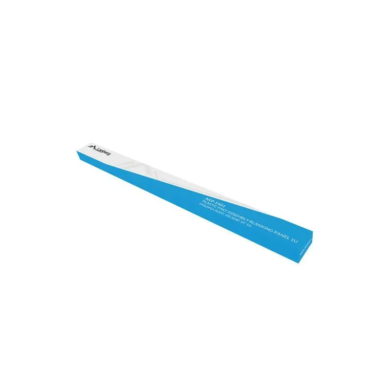 Zaślepka do szaf Lanberg AKP-1401-B 19" 1U szybkomontażowa plastikowa