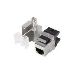Moduł Keystone Lanberg gniazdo RJ45 - LSA FTP kat.5e 180° do puszki
