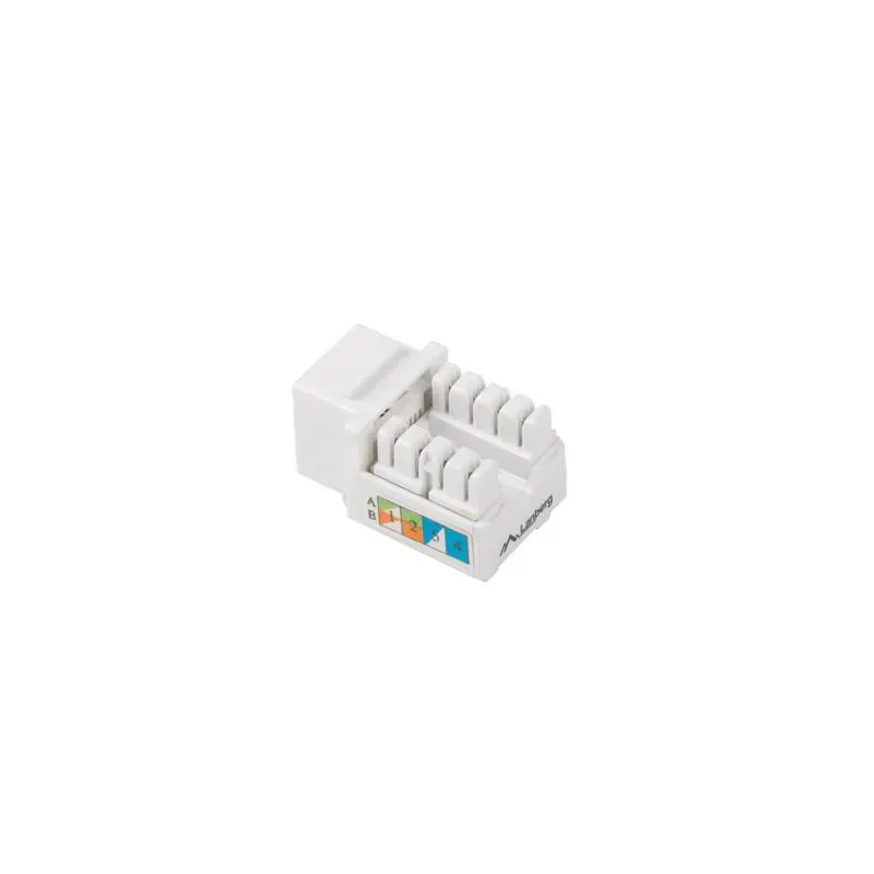 Moduł Keystone Lanberg gniazdo RJ45 - LSA UTP kat.5e 90° do puszki