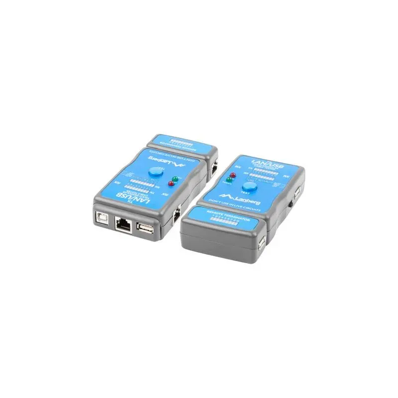 Tester kabli Lanberg NT-0403 RJ45, RJ11, USB
