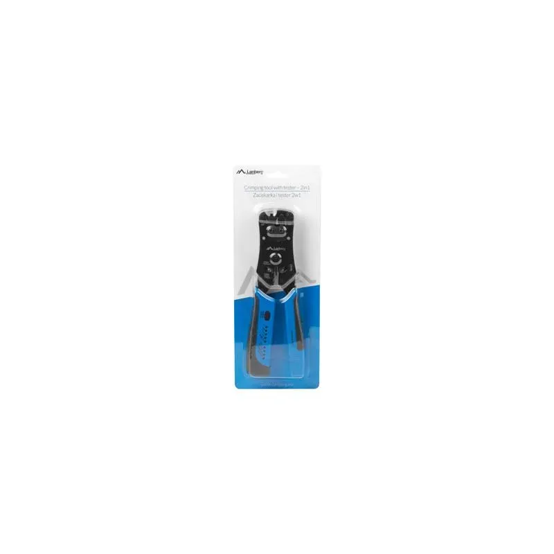 Zaciskarka wtyków Lanberg NT-0203 RJ45, RJ12, RJ11 + tester kabli