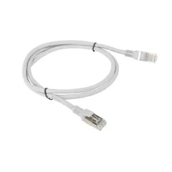 Patchcord Lanberg FTP kat.5e 1m szary