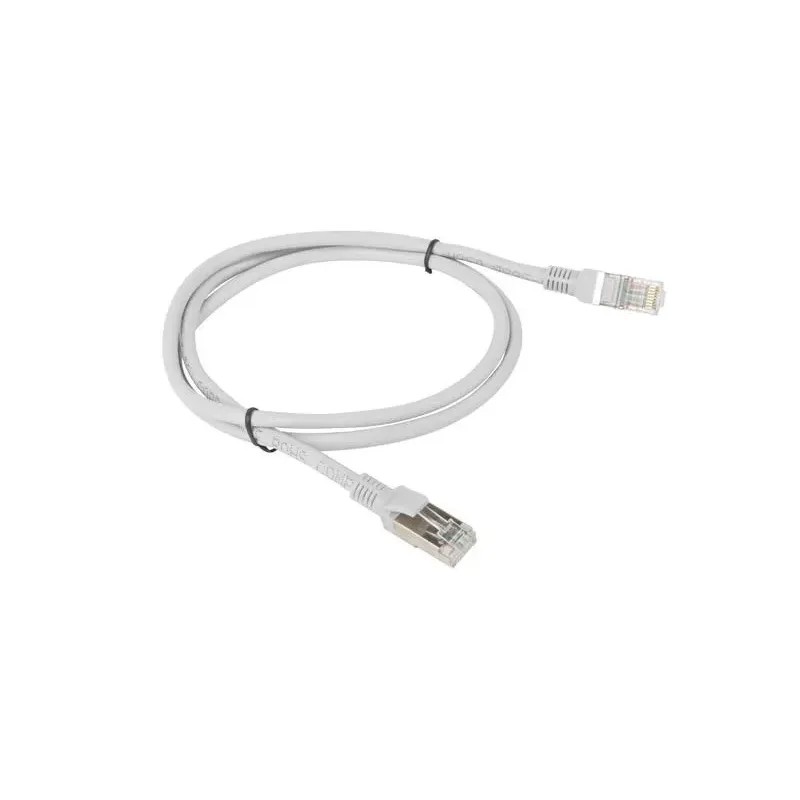 Patchcord Lanberg FTP kat.5e 1m szary