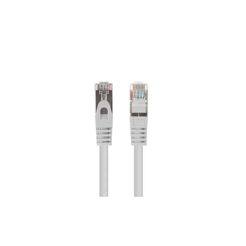 Patchcord Lanberg FTP kat.6 1m szary 10-pack